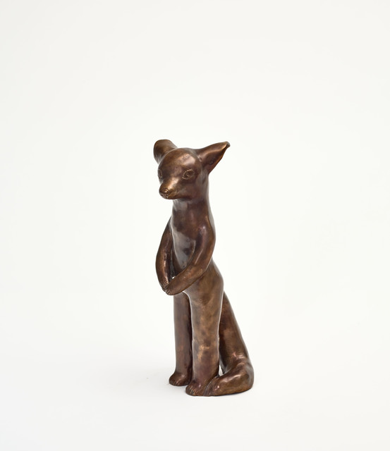 Clémentine de Chabaneix, ‘Standing fox’, 2020, Sculpture, Patinated bronze, Antonine Catzéflis