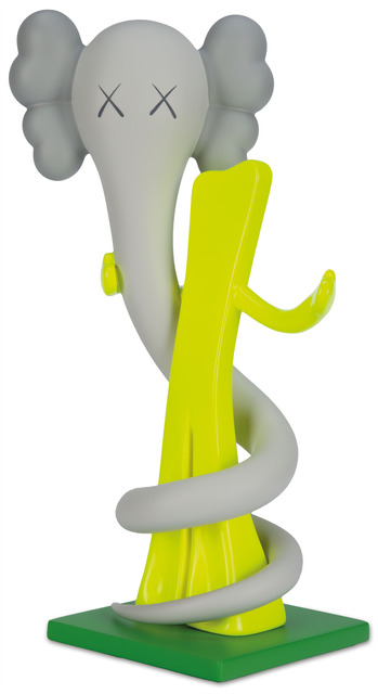 KAWS, ‘Born To Bend’, 2013, Sculpture, Painted bronze, Ross+Kramer Gallery