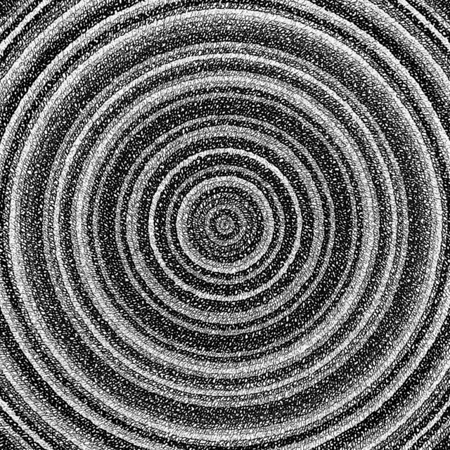 James Vance, ‘ "Concentric Ink 4"’, 2019, Drawing, Collage or other Work on Paper, Ink on paper, Parlor Gallery