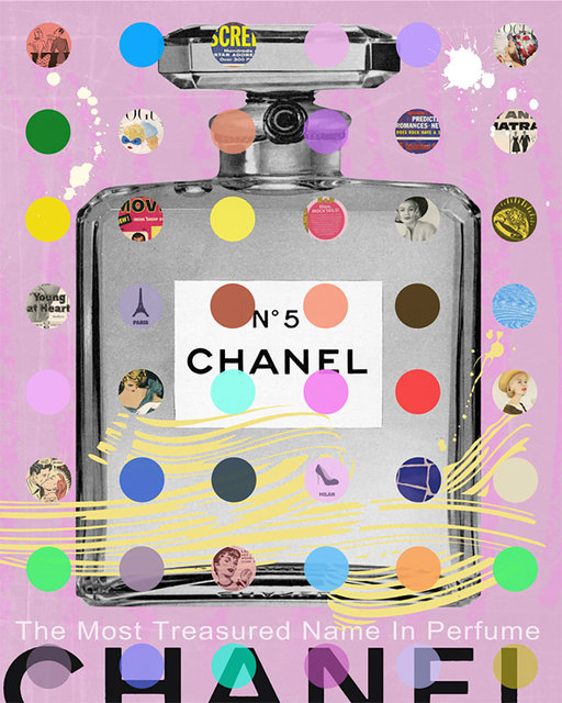Nelson De La Nuez, ‘Chanel #5 (Grey on Pink)’, Bruce Lurie Gallery