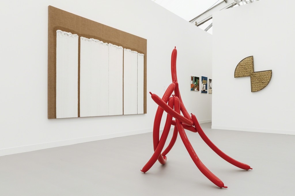 Installation view of Tina Kim Gallery at Frieze London 2016. Image copyright Charles Roussel and Ocula Installation view of Tina Kim Gallery at Frieze London 2016. Image copyright Charles Roussel and Ocula