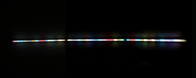 Spencer Finch, ‘Atlantic Ocean (Cadiz) April 3, 2015’, 2015, Other, Fluorescent fixtures and filters, Berggruen Gallery
