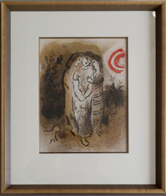 Marc Chagall, ‘Noémie et ses belles-filles’, 1960, Print, Lithographie originale non signée, Bogena Galerie