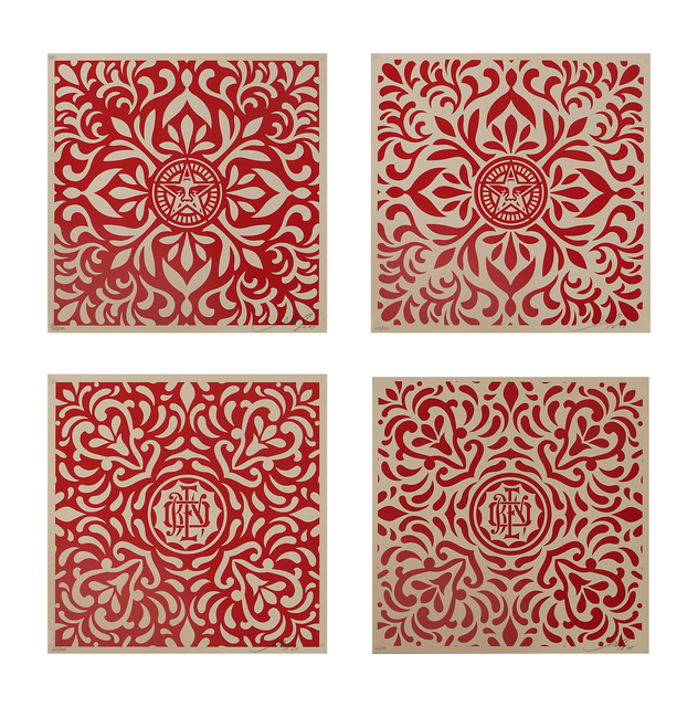 Shepard Fairey, ‘Japanese Fabric Pattern’, 2009, Rago/Wright