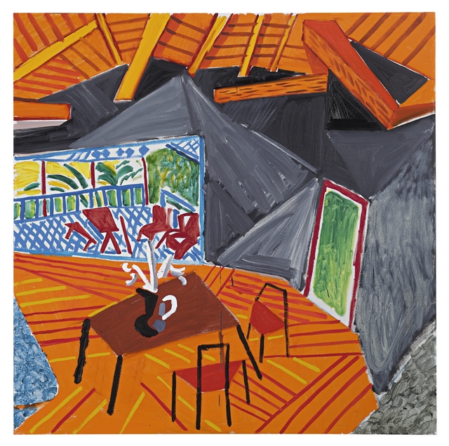 David Hockney, ‘California Interior’, 1985-1986, Sotheby's