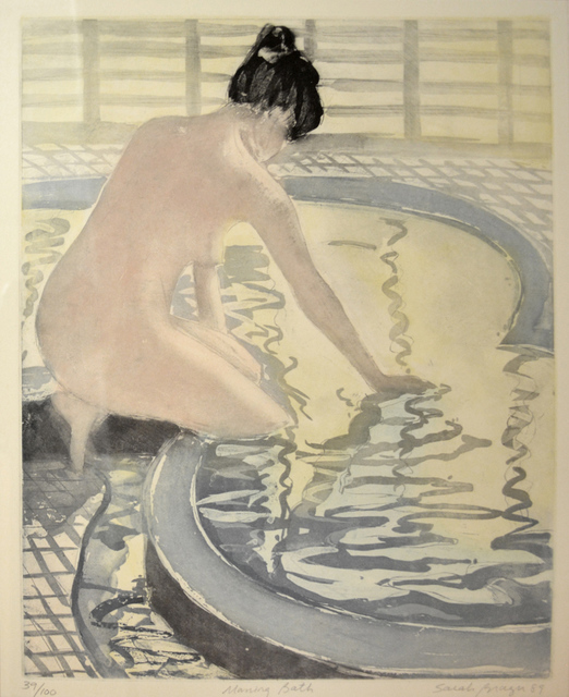 Sarah Brayer, ‘Morning Bath’, 1989, Print, Aquatint, Ronin Gallery
