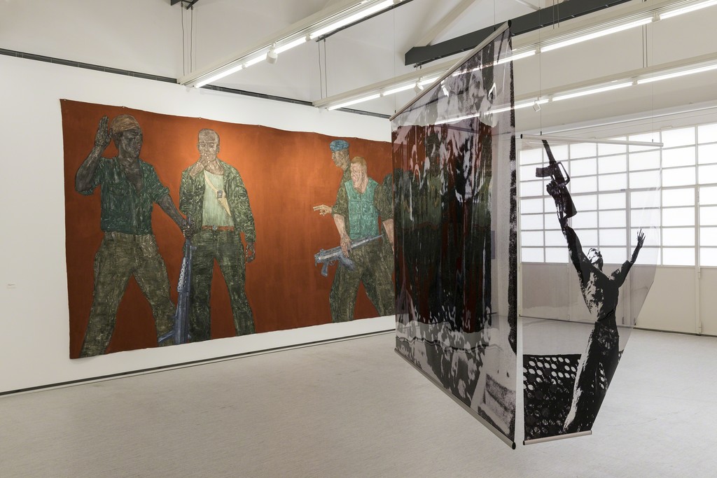 View of the exhibition “Leon Golub”
Fondazione Prada, Milan
20 October 2017 - 15 January 2018
Photo Roberto Marossi
Courtesy Fondazione Prada View of the exhibition “Leon Golub”
Fondazione Prada, Milan
20 October 2017 - 15 January 2018
Photo Roberto Marossi
Courtesy Fondazione Prada