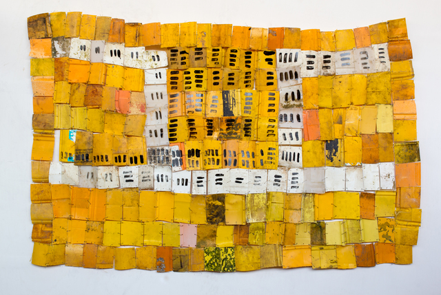 Serge Attukwei Clottey, ‘We can't get lost’, 2015, Jane Lombard Gallery