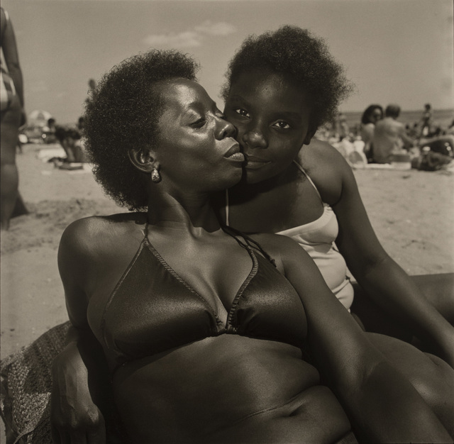 Rosalind Solomon, ‘Mother and Daughter, Brighton Beach, New York’, 1985, Photography, Gelatin silver print, Bruce Silverstein Gallery