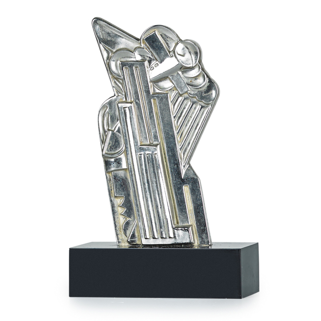 Roy Lichtenstein, ‘Salute to Airmail’, 1968, Other, Chromium plated copper mounted to Plexiglas base, Rago/Wright