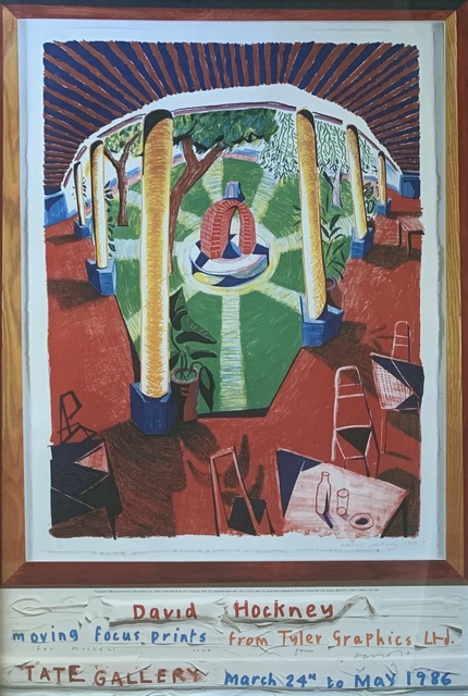 David Hockney, ‘Original signed poster (Moving Focus Prints from Tyler Graphics)’, 1986, Ephemera or Merchandise, Offset lithograph, Kwiat Art