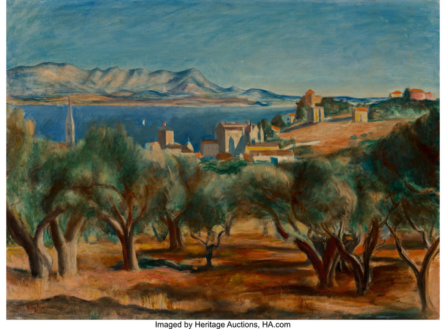 Henri Hayden, ‘Paysage de Sanary (Côte d'Azur)’, circa 1929, Painting, Oil on canvas, Heritage Auctions