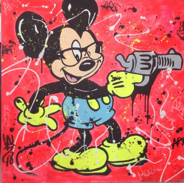 Clem$, ‘Mickey gun’, 2016, Eden Fine Art