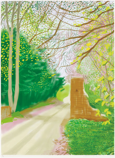 David Hockney, ‘17th April, from The Arrival of Spring in Woldgate, East Yorkshire in 2011 (twenty eleven)’, 2011, Phillips