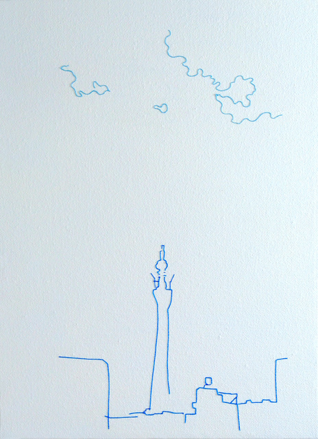 Kazuharu Ishikawa, ‘Growing to the sky’, 2019, Painting, Cotton, acrylic, canvas, etc., Mizuma Art Gallery