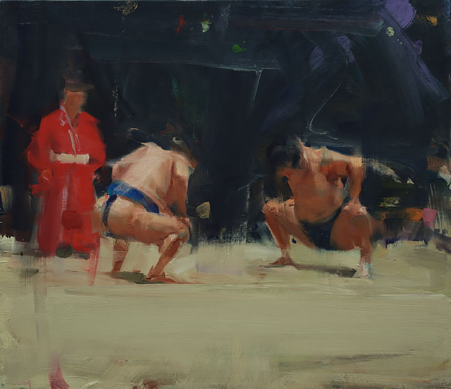 David Shevlino, ‘Bowing Sumos’, 2014, Gallery 1261
