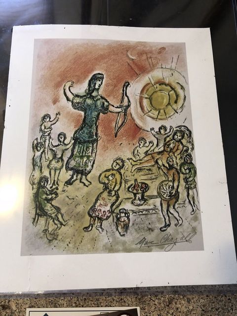 Marc Chagall, ‘The Odyssey-Penelope & Ulysses' Bow’, 1975, Leviton Fine Art