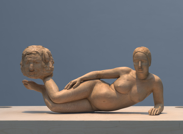 Femmy Otten, ‘One Tear At a Time’, 2020, Sculpture, Lime wood, electric motor, birch plywood pedestal, Galerie Fons Welters