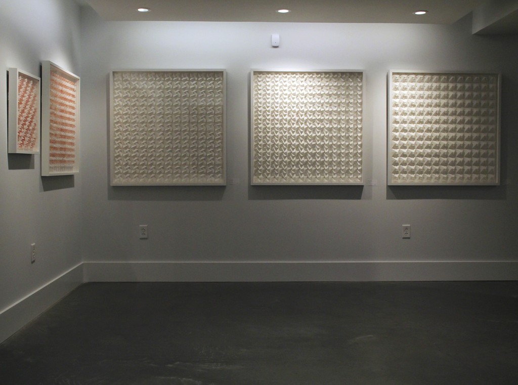 Left: "Red Currents" and "White Over Orange Pop", Gregg Welz
"Tilt-a-Whirl", "Open and Close" and "Up and Over", Gregg Welz Left: "Red Currents" and "White Over Orange Pop", Gregg Welz
"Tilt-a-Whirl", "Open and Close" and "Up and Over", Gregg Welz