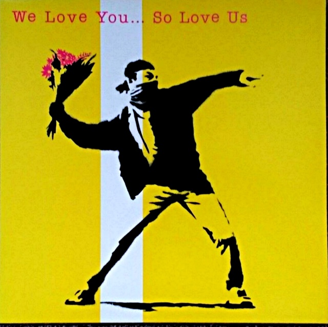 Banksy, ‘We Love You...So Love Us’, 2000 , Ephemera or Merchandise, Vinyl record and silkscreen cover, Alpha 137 Gallery