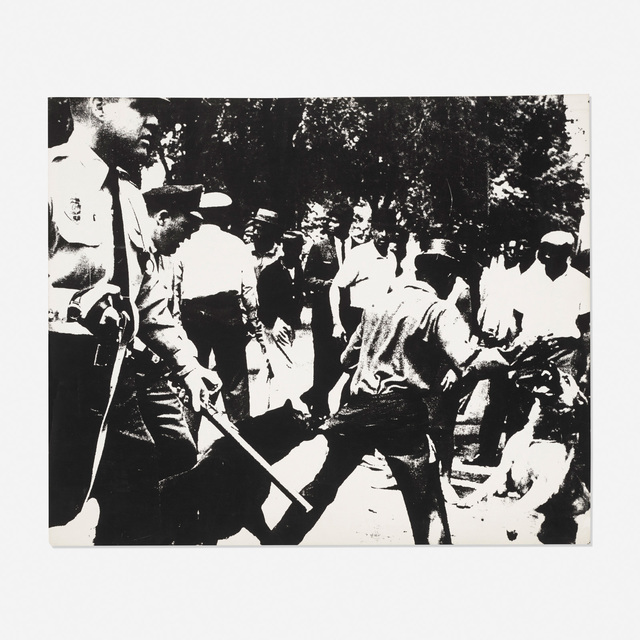 Andy Warhol, ‘Birmingham Race Riot (from the Ten Works X Ten Painters portfolio)’, 1964, Rago/Wright