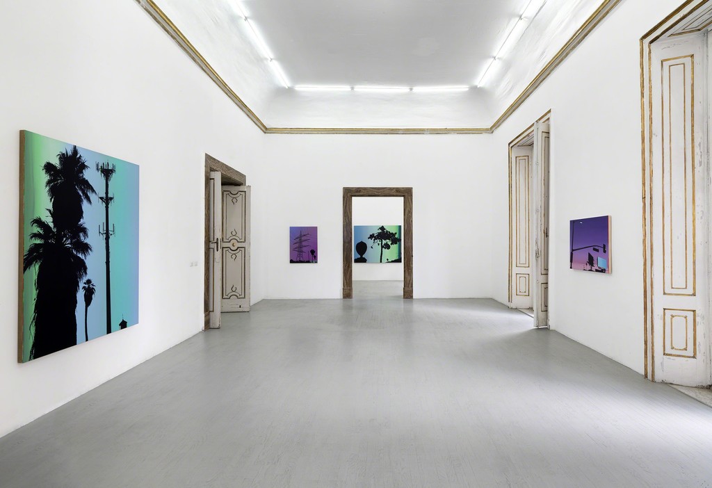 Glen Rubsamen, Gleaming and Inaccessible, Partial view of the exhibition, September 2017, Galleria Alfonso Artiaco, Napoli, Photo: Luciano Romano Glen Rubsamen, Gleaming and Inaccessible, Partial view of the exhibition, September 2017, Galleria Alfonso Artiaco, Napoli, Photo: Luciano Romano