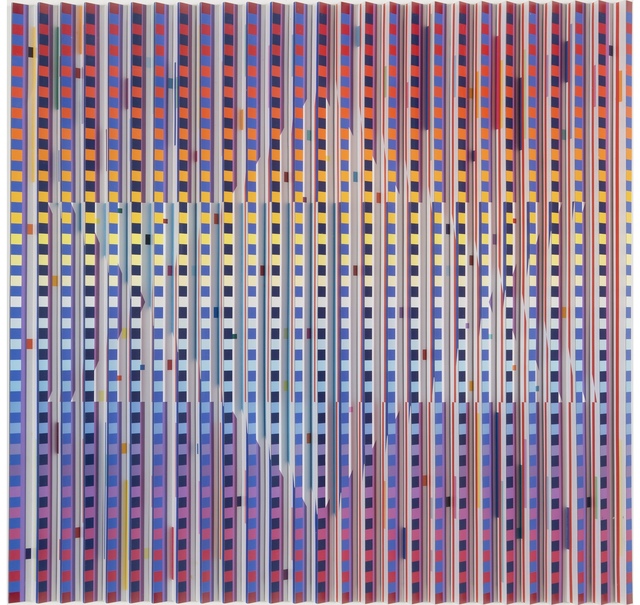 Yaacov Agam, ‘Star of David - kinetic art by Yaacov Agam’, 1983, Sculpture, 3D print on polymorph, Contempop Gallery