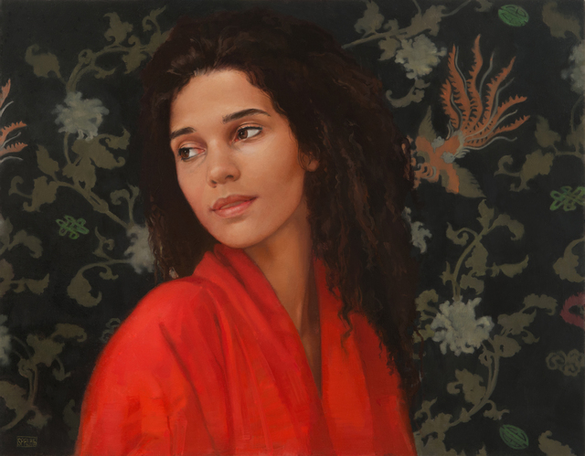 Sharon Sprung, ‘Z With Dragon’, 2014, Painting, OIl on Panel, Gallery Henoch
