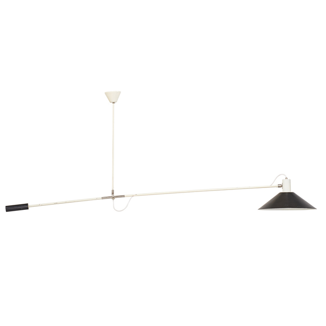 H. Fillekes, ‘Adjustable Magneto Floor Lamp, Denmark’, 1950s, Rago/Wright