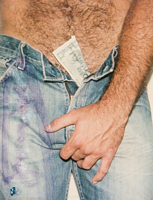 Andy Warhol, ‘Male torso with dollar’, years 1970-1980, Photography, Polaroid, Finarte