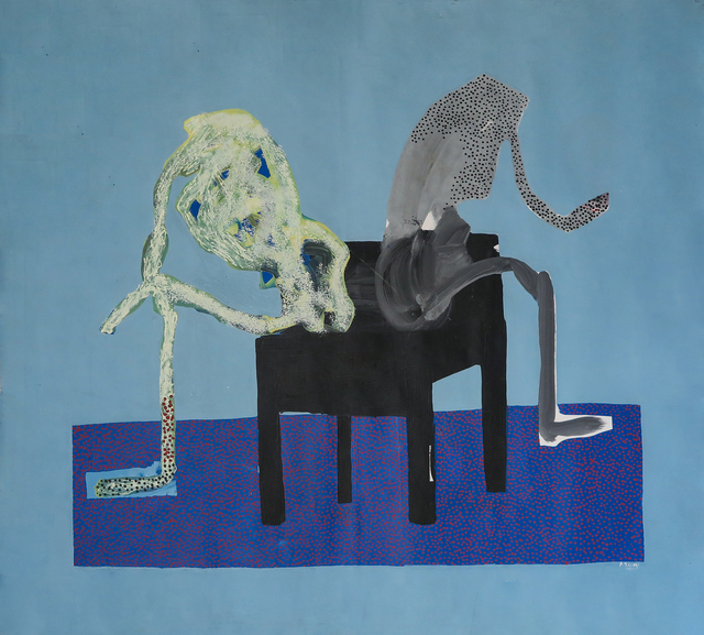 Amadou Sanogo, ‘Sans tête (les fâchés)’, 2016, Painting, Acrylic on canvas, Magnin-A