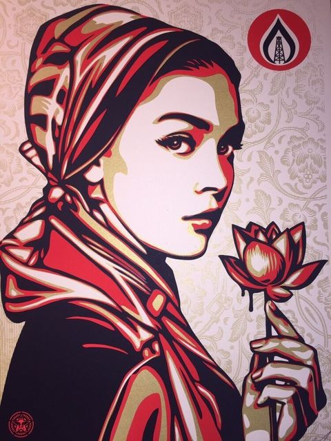Shepard Fairey, ‘Natural Springs’, 2015, Print, Cream Speckletone Paper, New Union Gallery