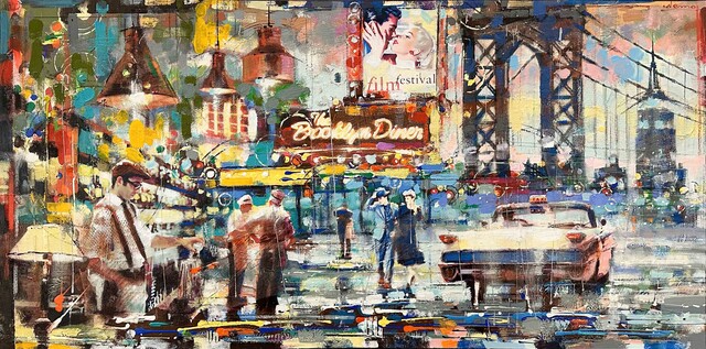 Retro Romance – Nostalgic City-Scapes by Victor Colesnicenco - East West  Fine Art