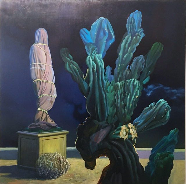 Thomas John Carlson, ‘Statue’, 2019, Painting, Oil on linen, Deep Space Gallery
