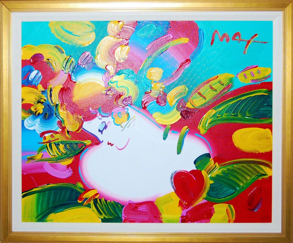 Peter Max | Flower Blossom Lady (2001) | Available for ...