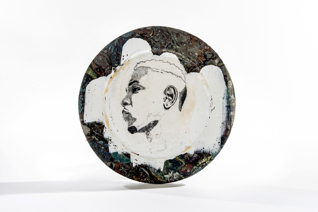 Roberto Lugo, ‘Set of 3 Chargers (Two Self Portraits and Kendrick Lamar)’, 2019, Wexler Gallery