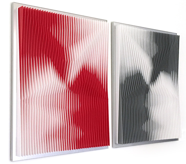 J. Margulis, ‘Dynamic Undulation Diptych’, 2017, Ai Bo Gallery