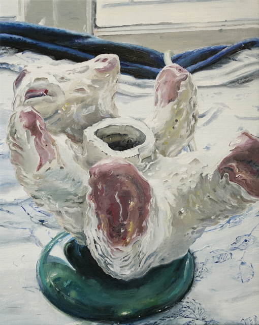 Mireille Blanc, ‘Scénette’, 2015, Painting, Oil on canvas, THE PILL®