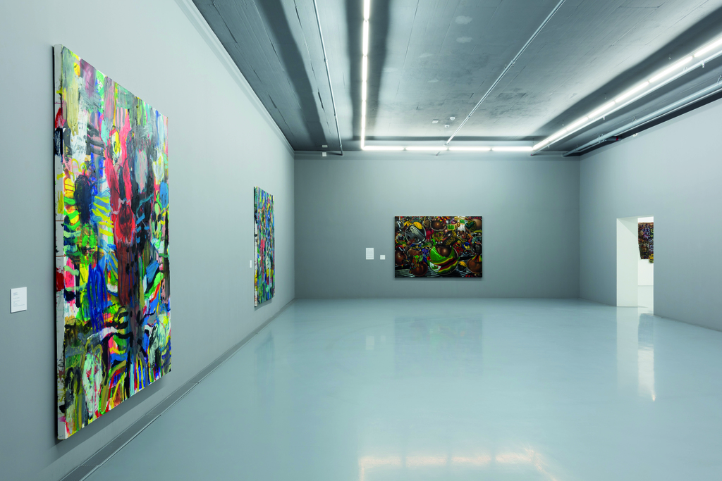 Five Bhobh: Painting at the End of an Era. Politics theme. Installation view. ©Zeitz MOCAA. Five Bhobh: Painting at the End of an Era. Politics theme. Installation view. ©Zeitz MOCAA.