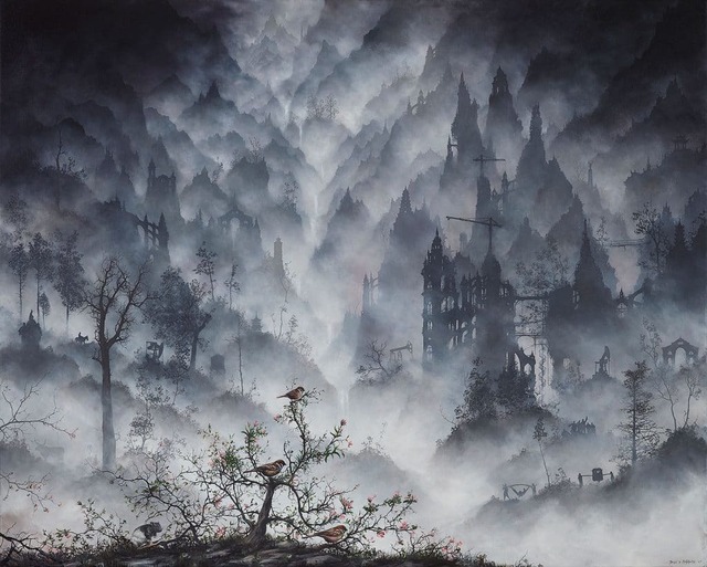 Brian Mashburn, ‘Great Leap Forward’, 2017, Painting, Oil on canvas, Haven Gallery
