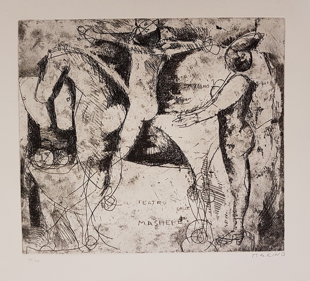 Marino Marini, ‘Il Teatro delle Maschere’, 1956, Wallector