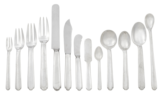 ‘Cartier Sterling Silver Flatware Service’, Design/Decorative Art, Doyle