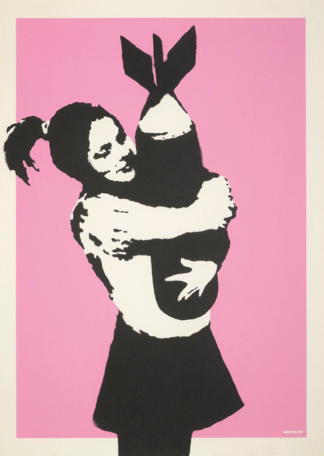 Banksy, ‘Bomb Hugger (Signed)’, 2003, Prescription Art
