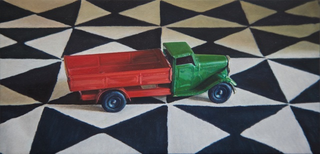 Lucy Mackenzie, ‘Toy Truck on a Printed Cloth’, 2012, Nancy Hoffman Gallery