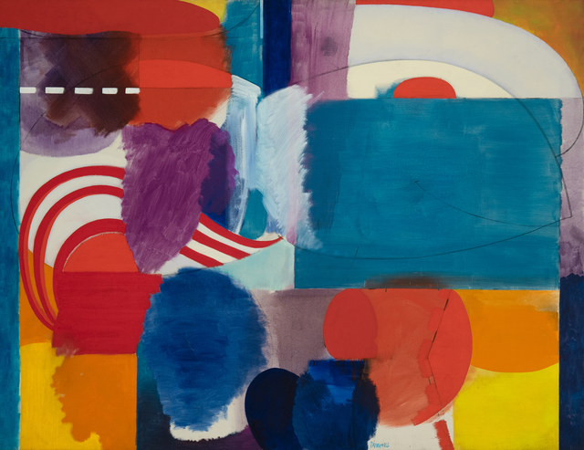 Fred Mitchell (b. 1923), ‘Battery Park Hallucination’, 1965-1967, Painting, Oil on canvas, Hollis Taggart
