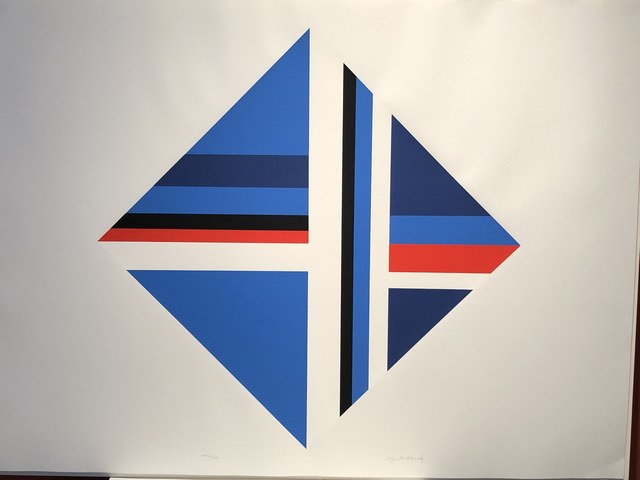 Ilya Bolotowsky, ‘Red Blue square’, 1970, Anders Wahlstedt Fine Art