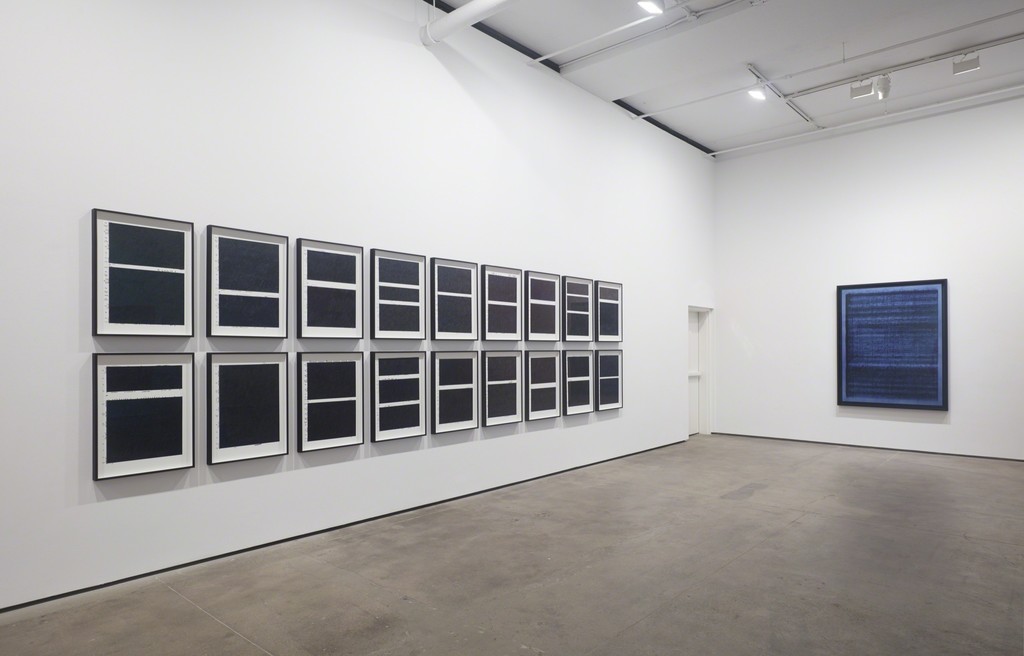 Installation view of Idris Khan: Blue Rhythms at Sean Kelly, New York
May 4 - June 22, 2019
Photography: Jason Wyche, New York
Courtesy: Sean Kelly, New York Installation view of Idris Khan: Blue Rhythms at Sean Kelly, New York
May 4 - June 22, 2019
Photography: Jason Wyche, New York
Courtesy: Sean Kelly, New York