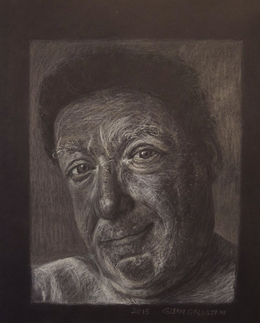 Glenn Goldstein, ‘Portrait in White Pastel’, 2016, Fountain House Gallery