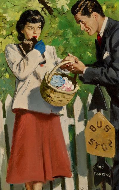 Pruett Alexander Carter, ‘The Encounter’, 20th Century, The Illustrated Gallery