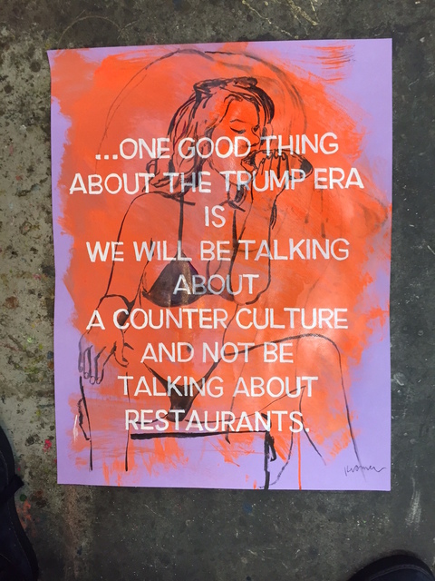 David Kramer, ‘Counter Culture’, 2016, Drawing, Collage or other Work on Paper, Ink and acrylic on paper, Galerie Laurent Godin